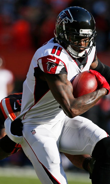 Falcons' Jones declines to take much credit for milestone